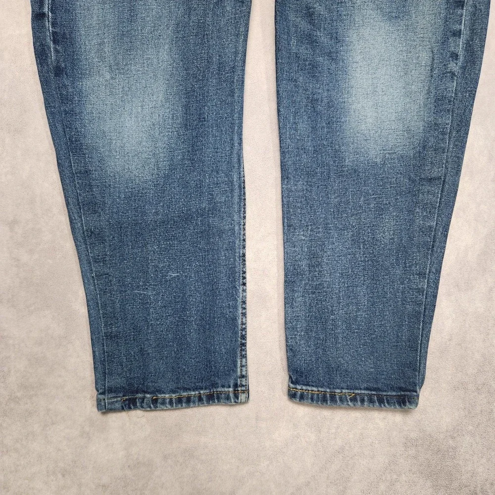 Levis‎ 569 Tapered Leg Altered Mens Jeans 38x30 Medium Wash Denim Zipper Fly